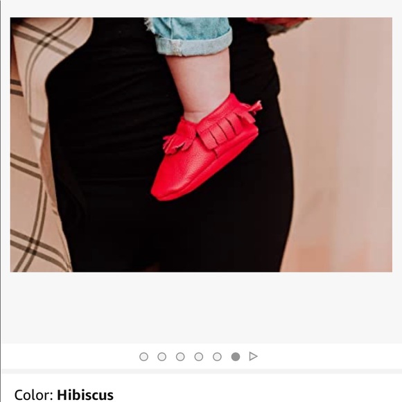 Bird rock baby Classic Hibiscus Baby’s Moccasins size 4 - Picture 3 of 7